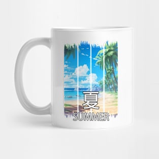 Summer Paradise Beach Landscape – Anime Shirt Mug